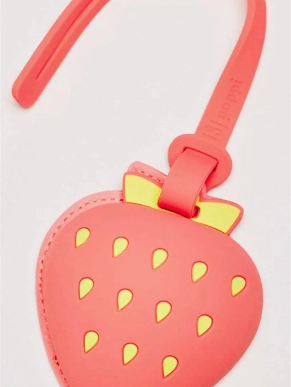 Beis  Strawberry bag charm/ luggage tag-  New
